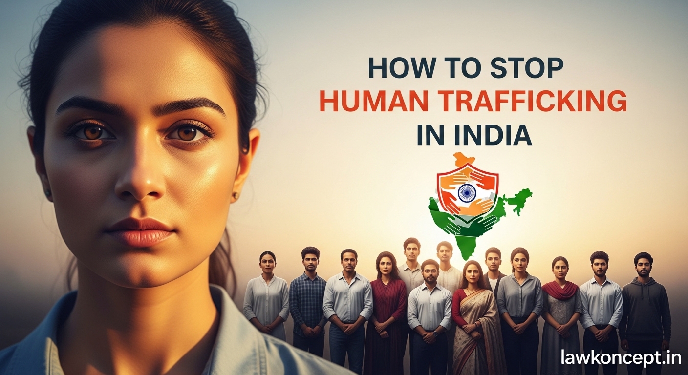how to stop human trafficking in india