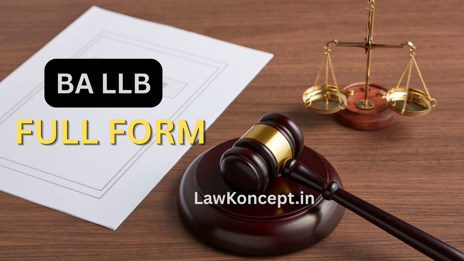 BA LLB Full Form