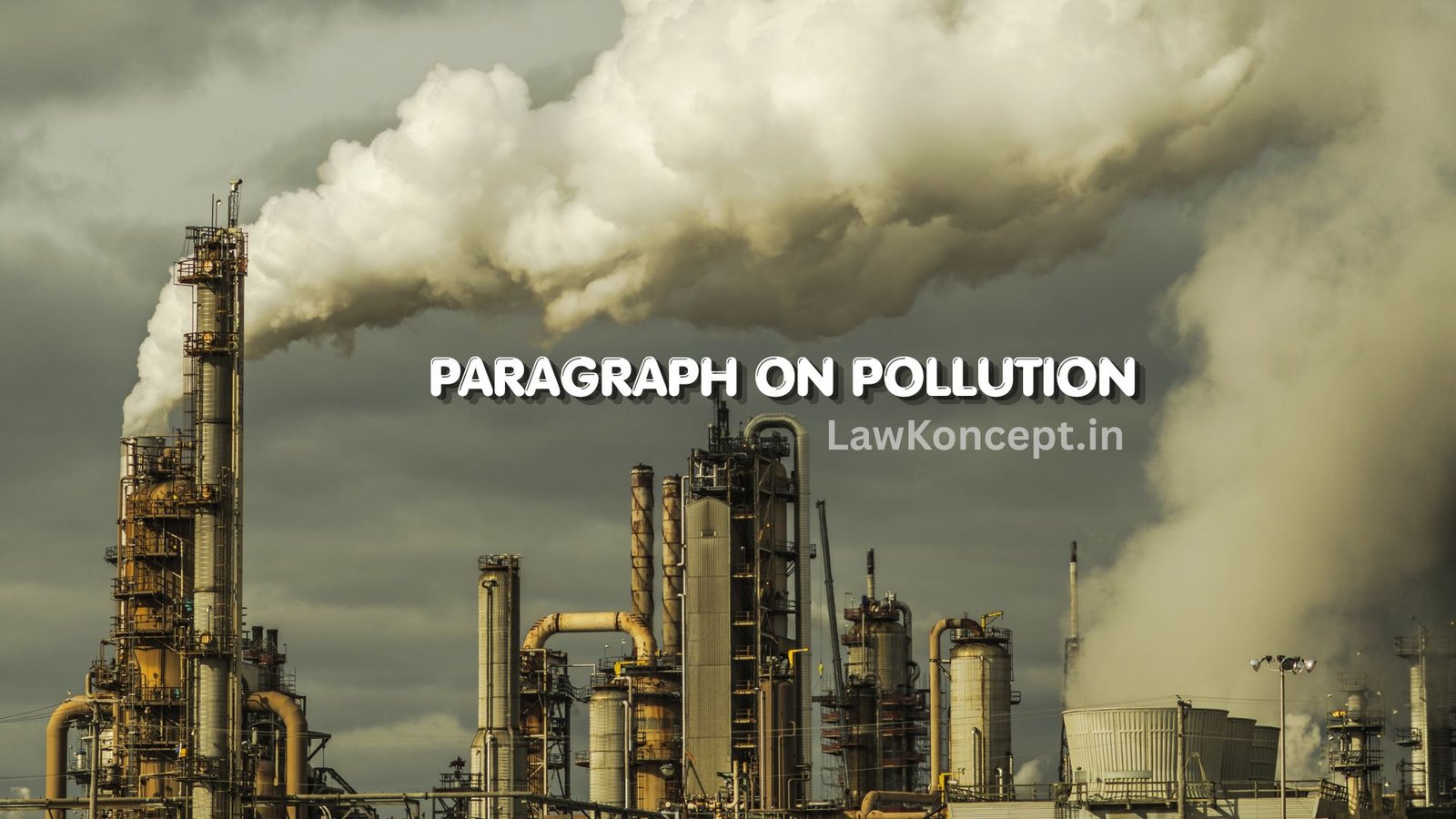paragraph on pollution